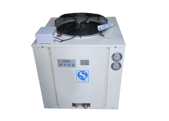 Scroll Compressor Industrial Refrigeration Condensing Unit With Solenoid Valve Control System