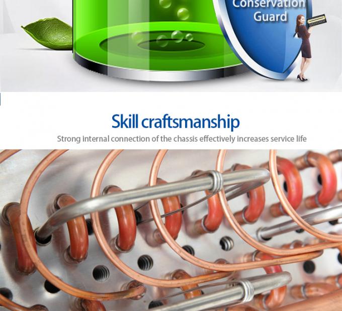 SPAE053D Certificação CE Frigorífico de ar por evaporação industrial de três ventiladores para salas frias 3