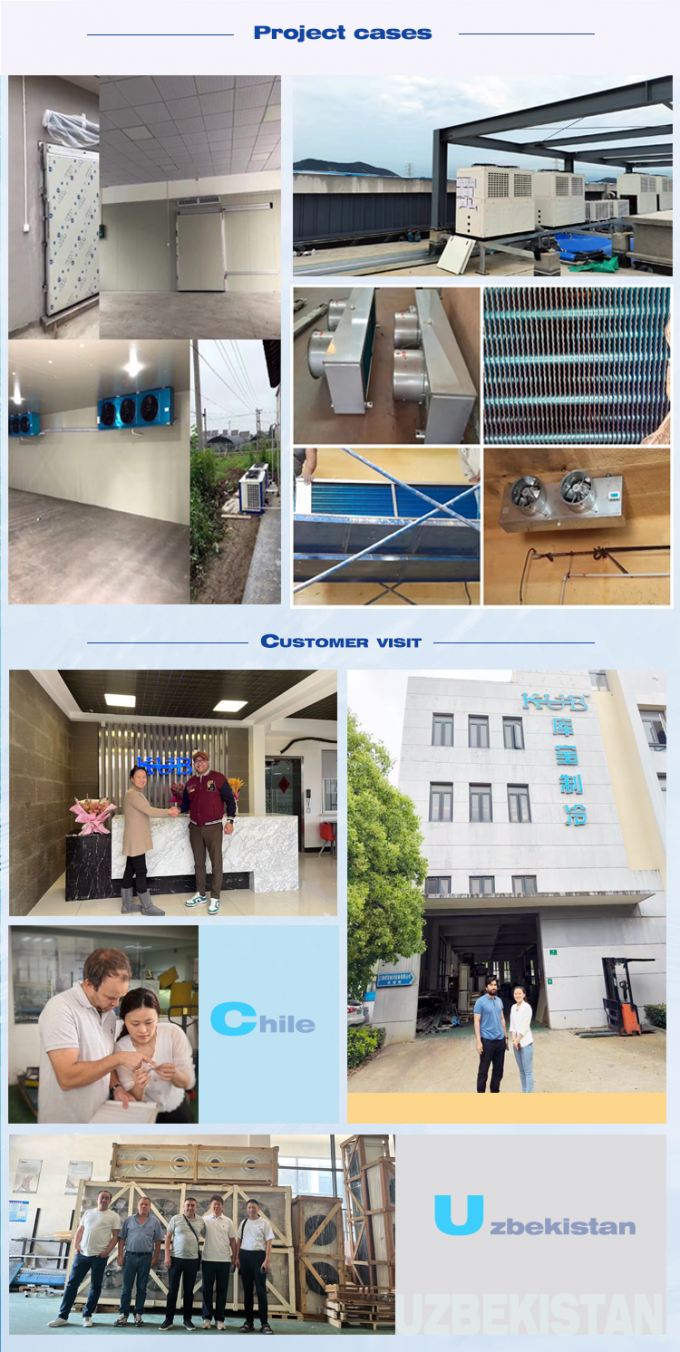 Certificado DSD-40 CE Fabricado na China Refrigerador de ar de teto Duplo Evaporador de teto lateral Preço Evaporador de quarto frio Fabricante 8