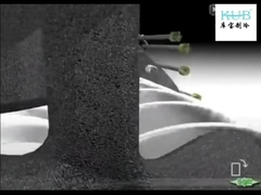 O líquido refrigerante é indicado dentro do compressor