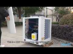 Utilização de unidade de condensação refrigerada a ar tipo caixa Copeland 4HP Compressor 220V unidade de condensação para sala fria