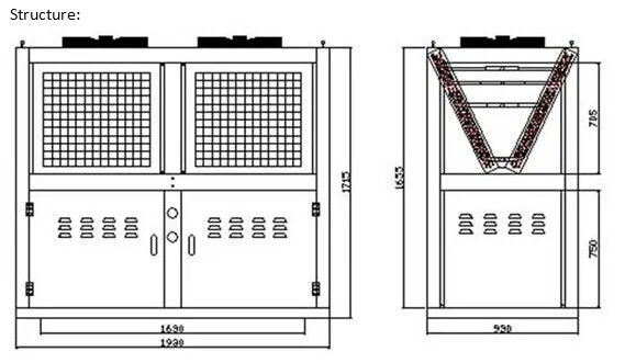 Unidade de condensação de refrigeração comercial ZB76KQE-10HP e unidade de condensação R404A para sala fria