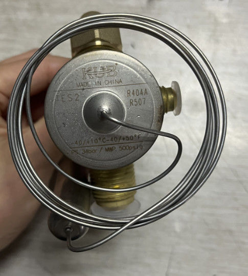 TES2 Fabricado na China KUB marca R404A válvula de expansão de refrigeração refrigerante preço da válvula de expansão térmica