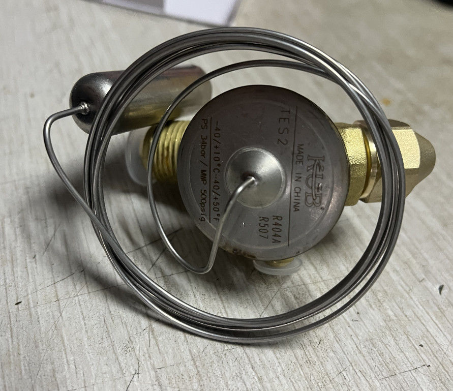 TES2 Fabricado na China KUB marca R404A válvula de expansão de refrigeração refrigerante preço da válvula de expansão térmica