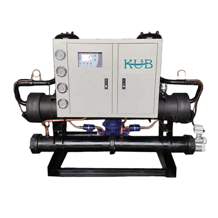 Kub OEM Chiller de água industrial com 3HP a 50HP Semi compressor hermético e 380V 50Hz fonte de alimentação com 1 ano de garantia