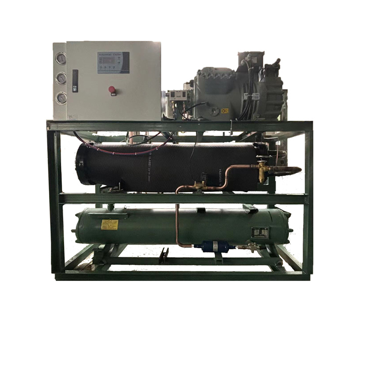 Kub OEM Chiller de água industrial com 3HP a 50HP Semi compressor hermético e 380V 50Hz fonte de alimentação com 1 ano de garantia