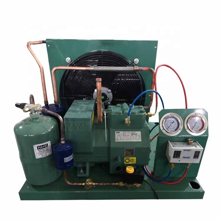 KUB 5HP Water Cooled Condensing Unit with Bitzer Compressor and Shell and Tube Condenser for Cold Storage