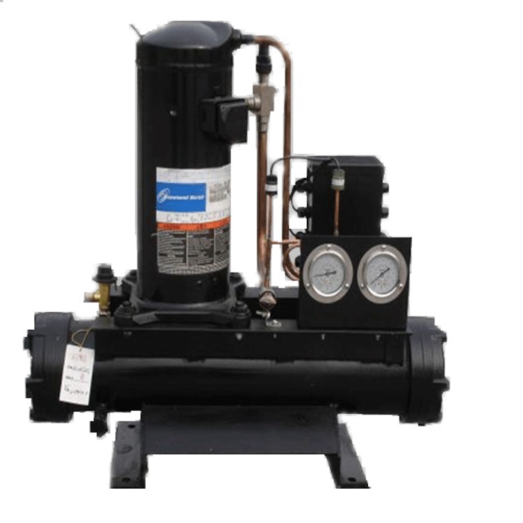 KUB WN03 ZB19M ZB19KQE R404A Unidade de condensação refrigerada a água do compressor Copeland com tensão de 220V 1 ano de garantia e potência de 2,5 hp