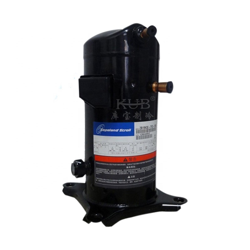 KUB WN03 ZB19M ZB19KQE R404A Unidade de condensação refrigerada a água do compressor Copeland com tensão de 220V 1 ano de garantia e potência de 2,5 hp
