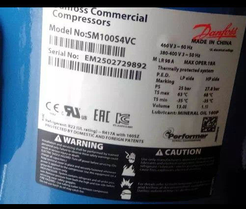 Compressor do congelador da sala fria de Sm090s4vc, tipo do universal do compressor do condicionador de ar