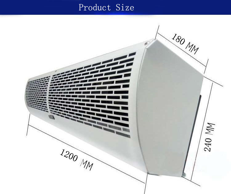 FM125-1200 Durable High Quality air Curtain air Cooler for Window Door Commercial Distant Control air Conditioner Easy to Use
