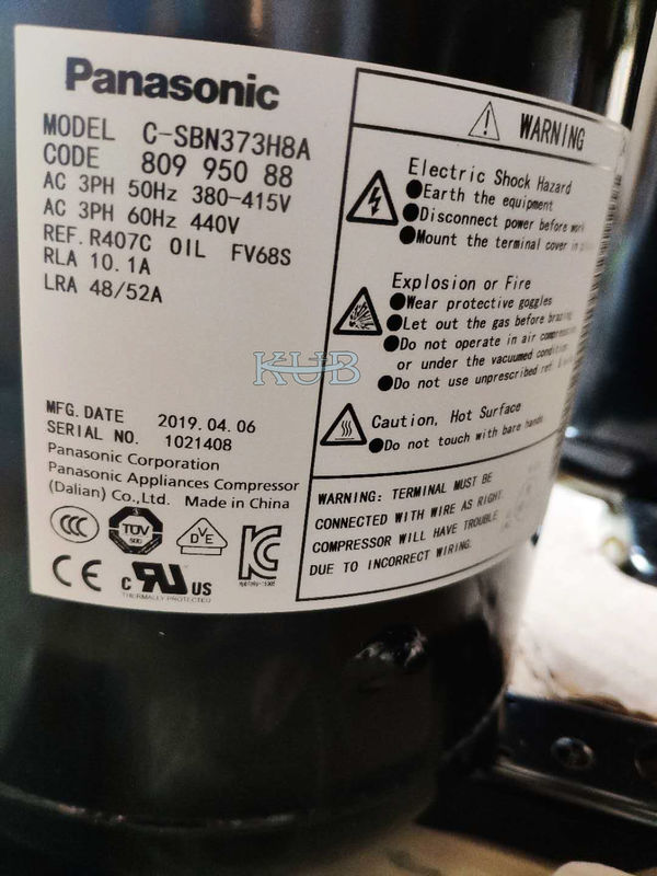 Condição nova hermético do rolo de Sanyo 4.5hp r407c C-SBN373H8A e preço padrão do compressor de Panasonic da sala 380V fria