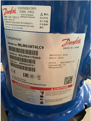 Compressor do rolo de China de sala fria de MLZ038T4LC9 R404A para os condicionadores de ar e a refrigeração (R22 de 5 toneladas 3pH 380~420volt