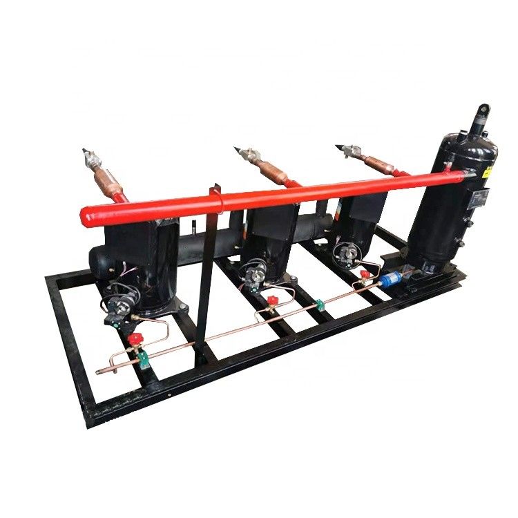 O ar refrigerou a unidade de condensação da refrigeração de R404a para o equipamento de refrigeração da paralela da loja de alimento