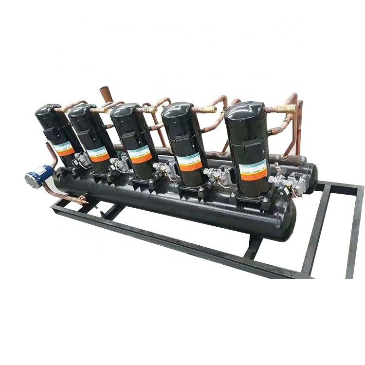 O ar refrigerou a unidade de condensação da refrigeração de R404a para o equipamento de refrigeração da paralela da loja de alimento