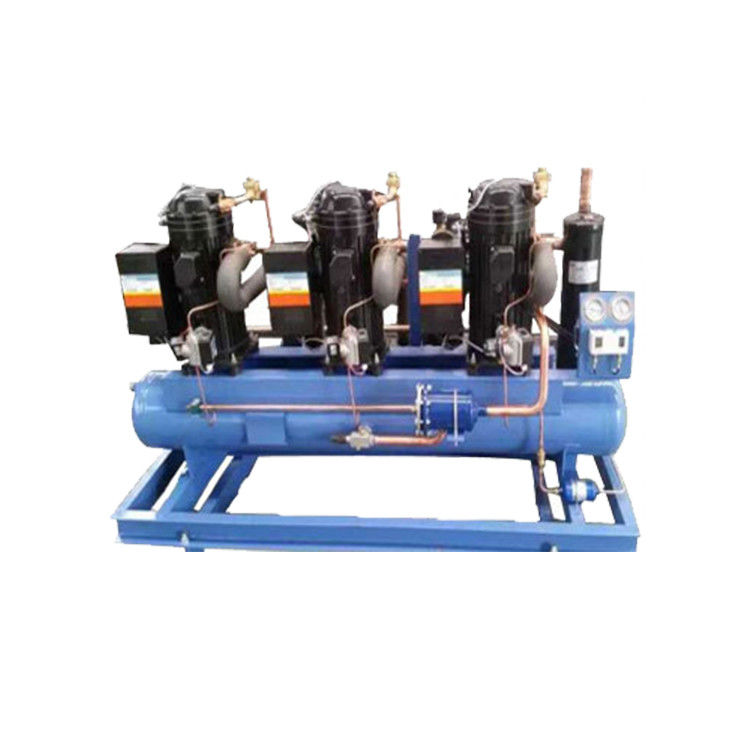 O ar refrigerou a unidade de condensação da refrigeração de R404a para o equipamento de refrigeração da paralela da loja de alimento