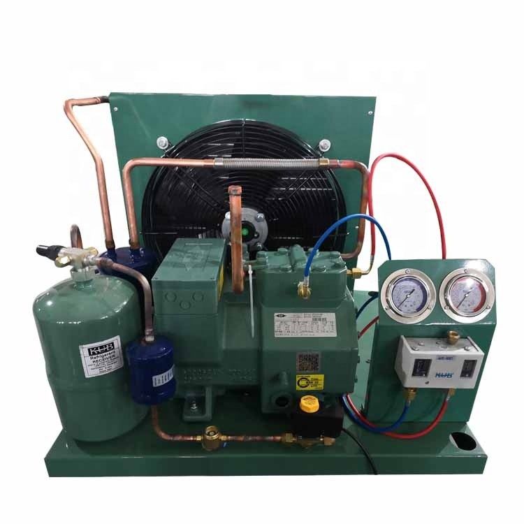O tipo aberto ar refrigerou o compressor de condensação da unidade 7HP da refrigeração