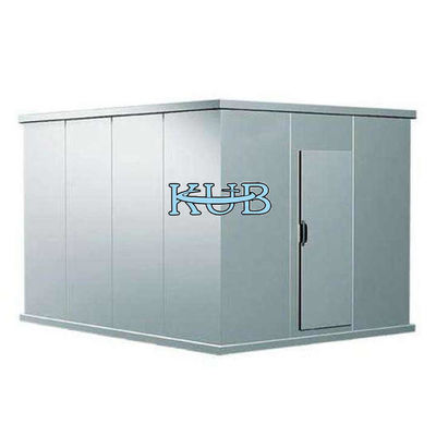 10m3 Casa de armazenamento a frio Venda separada Cortinas de armazenamento a frio Ventilador Prateleiras -18°C Câmara de armazenamento a frio