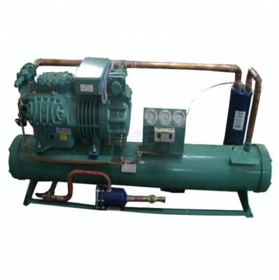 Unidade de condensação refrigerada a água de 3 HP com compressor semi-hermético